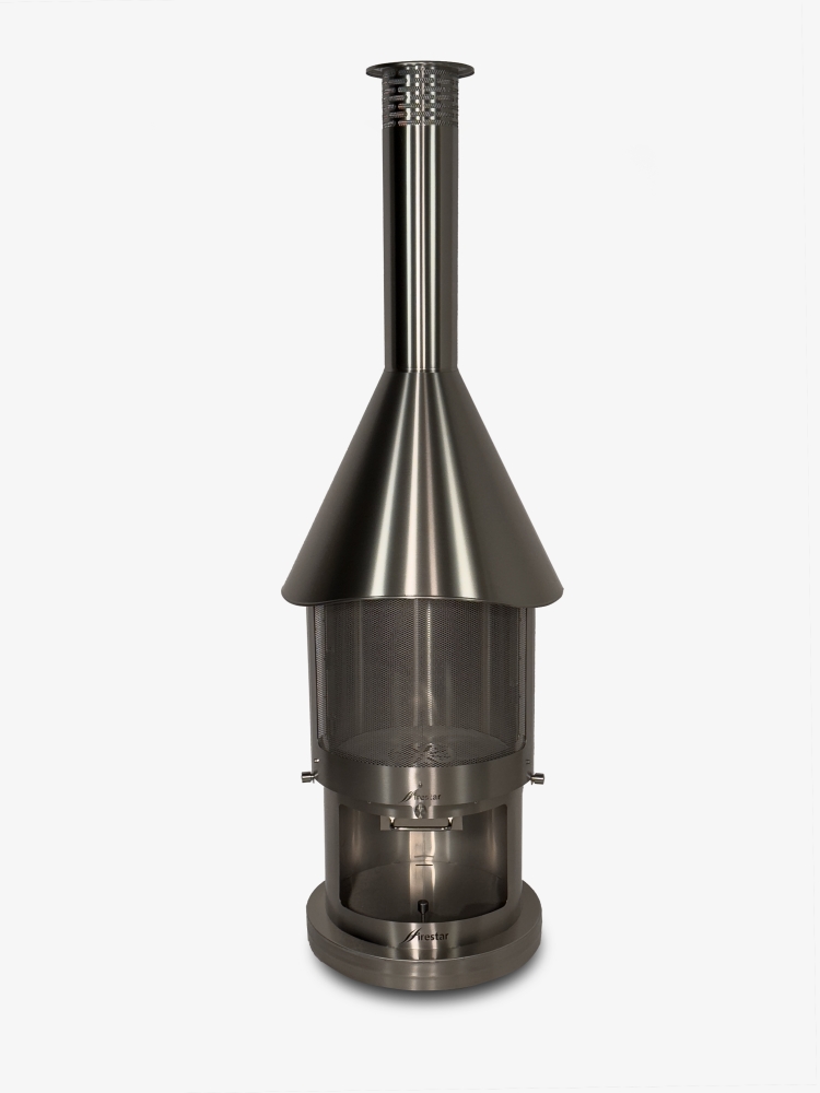 Bild 1 von Firestar Grillkamin DN 550 SWING 3. Generation | inkl. Grillrost und Fettschutzpfanne