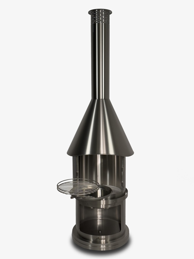 Bild 1 von Grillkamin Firestar DN 650 3. Generation  / (Farbe) Edelstahl gebürstet