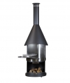 Bild 8 von Firestar DN 800 Swing Grillkamin/Gartenkamin  / (Farbe) dunkelgrau