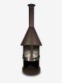 Bild 2 von Grillkamin Firestar DN 800 Swing GLAS 3. Generation inkl. Grillrost und Fettschutzpfanne