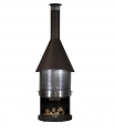Bild 4 von Firestar DN 800 Swing Grillkamin/Gartenkamin  / (Farbe) braun-metallic