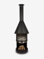 Bild 2 von Firestar Grillkamin/Gartenkamin DN 700 Swing Glas 3. Generation | inkl.  Grillrost &Fettschutzpfanne