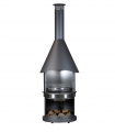 Bild 14 von Firestar DN 800 Swing Grillkamin/Gartenkamin  / (Farbe) hellgrau