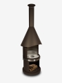 Bild 9 von Grillkamin Firestar DN 800 Swing GLAS 3. Generation inkl. Grillrost und Fettschutzpfanne