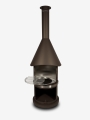 Bild 5 von Grillkamin Firestar DN 800 Swing GLAS 3. Generation inkl. Grillrost und Fettschutzpfanne