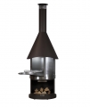 Bild 5 von Firestar DN 800 Swing Grillkamin/Gartenkamin  / (Farbe) braun-metallic