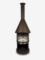 Bild 3 von Grillkamin Firestar DN 800 Swing GLAS 3. Generation inkl. Grillrost und Fettschutzpfanne