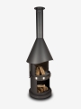 Bild 10 von Firestar Grillkamin/Gartenkamin DN 700 Swing Glas 3. Generation | inkl.  Grillrost &Fettschutzpfanne