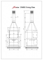 Bild 11 von Firestar DN 800 Swing Grillkamin/Gartenkamin  / (Farbe) hellgrau