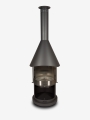 Bild 7 von Firestar Grillkamin/Gartenkamin DN 700 Swing Glas 3. Generation | inkl.  Grillrost &Fettschutzpfanne